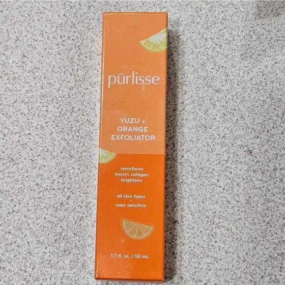 PURLISSE Yuzu + Orange Exfoliator 1.7oz msrp $35 OUT OF STOCK! - Picture 1 of 14